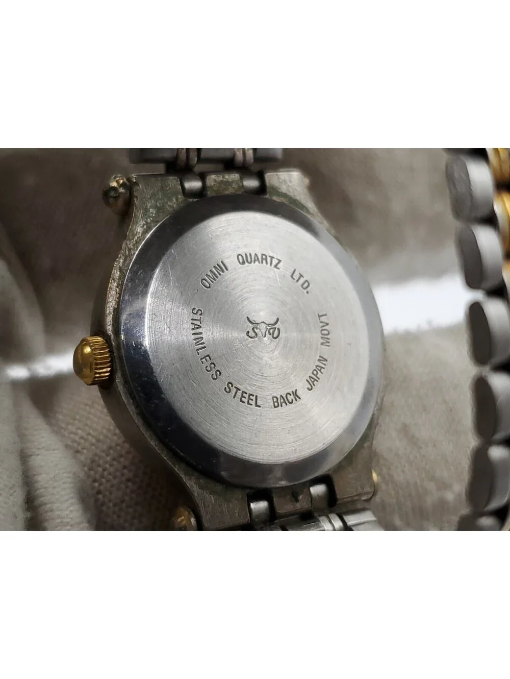 Sergio Valente Classic Quartz Watch Women New Battery Two Tone Adjustable 23mm